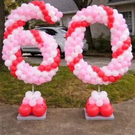 Balloon Decoration with Βig Numbers