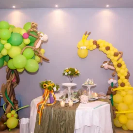 Σύνθεση Μπαλονιών για Βάπτιση