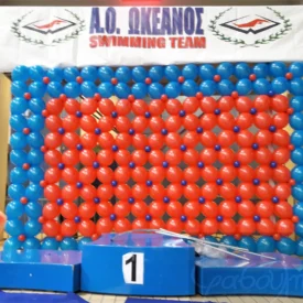 τοίχος από μπαλόνια